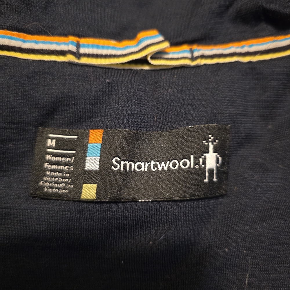 Smartwool Women's Navy Tee with Multicolor Trim